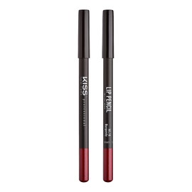 KISS New York Professional Slim Lip Pencil, Creamy Soft Lip Liner, Smooth Long-Lasting Rich Lip Color, Natural Lip Makeup, Water-Resistant Lip Crayon (Burgundy)