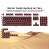 GMKWTL XVX Red Keycaps, Double Shot PBT Keycap Set 75