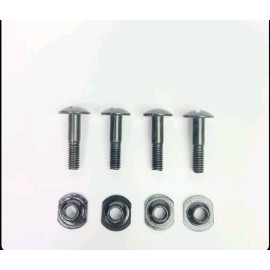 Phalanx International, LLC 26mm ECH w/ RAILS Etc HELMET HARDWARE SET 4-POINT CHINSTRAP SCREW BOLT & NUT 4pk