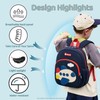 VIDOSCLA Toddlers Backpack Kids Airplane Nursery Schoolbag Preschool Bag
