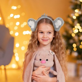 minkissy 1pcs Koala Headband Performance Headband Koala Headband Masquerade Hair Hoop Headband Koala Hair Band Koala Hair Accessories Plush Headband