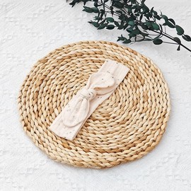 Quizzhe Baby Girls Cute Bow Headbands Elegant Child Hair Accessories Hairbands Soft Elastic Lace Hairbands Newborn Infant Toddlers Kids Hair Accessories Baby Shower Gifts (style1, normal)