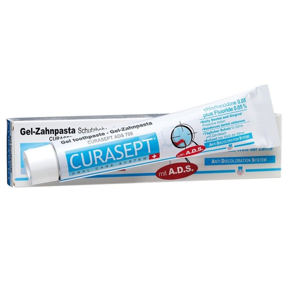 Curaprox ADS 705 Curasept Gel Zahnpasta, 75ml Volumen