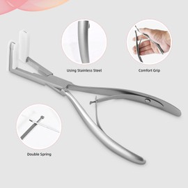 NEWISHTOOL Kit De Herramientas Para Extensiones De Cabello Con Cinta Adhesiva, Alicates De Sellado De Cabello De Acero Inoxidable, Peine De Cola Fina, Pinzas Para El Cabello Y Almohadillas Para El Cab