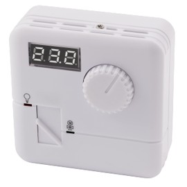 MC POWER - Room Temperature Controller Thermostat | TR-530 | 5-30°C, 110-230V, LED Display, 7A