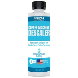 SPETZA roasting co. Single Serve Coffee Machine Descaler, Espresso Machine Descaler, Descaling Solution 8oz 2 uses