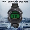Digital Sports Watch Waterproof Fashionable Multifunctional Luminous LED Screen Watch