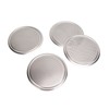 4PCS Door Speaker Grille Cover Round Aluminium Alloy Replacement for