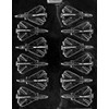 Grandmama's Goodies M084 B/S Airplanes Chocolate Candy Soap Mold with