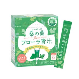 Mama&Kids ママ&キッズ 桑の葉 フローラ青汁(4g×30包) [ 鹿児島産 ケストース 植物性乳酸菌 ] 食塩不使用 ノンカフェイン