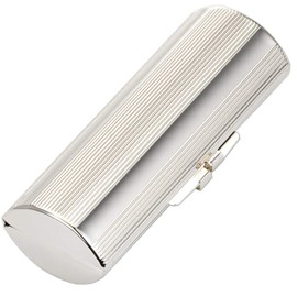 SILBERKANNE Lipstick Case 9 x 3 x 2 cm Premium Silver Plated Elegant Silver-Plated in Top Workmanship