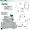 (8 Pcs) 24V Relay Din Rail; Miniature Power Relay; Silm;