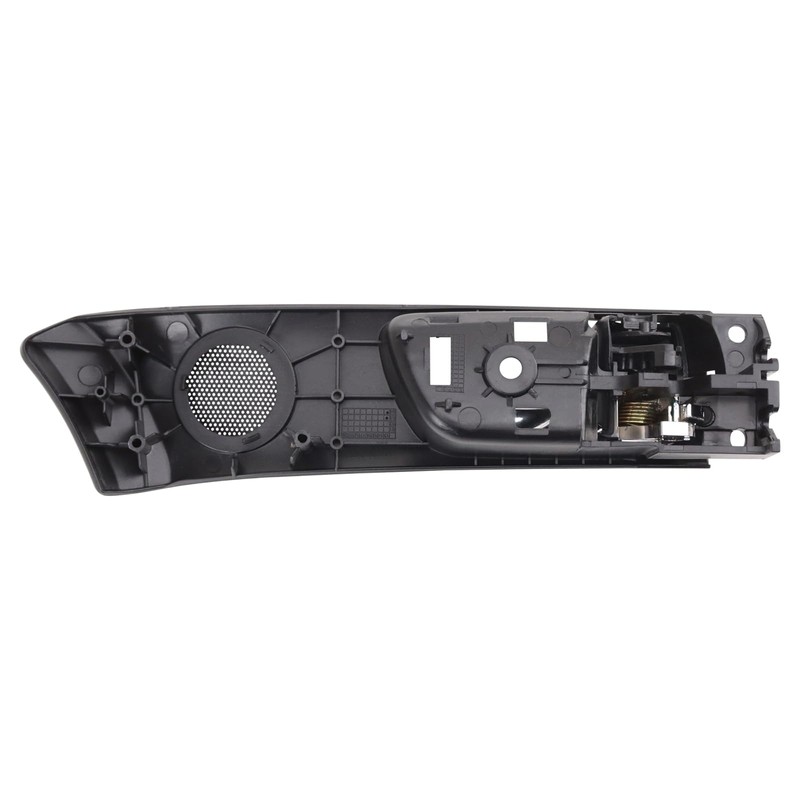 TRQ Front Left Interior Door Handle Chrome & Black Drivers