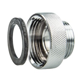 tecuro Adaptor Adaptor for Spouts on Fittings, Male Thread 3/4 Inch to Female Thread 1 Inch