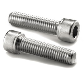 3/8-16 x 2 Socket Head Cap Screws Bolts, 20Pcs 304 Stainless Steel 18-8, Allen Socket Hex Drive, Full Thread, Bright Finish by SG TZH(with Hex Spanner)