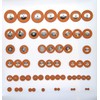 53 Saxophone Pads for Tenor Saxophone - Universal Set -