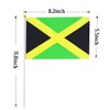 Jamaica Flag Jamaican Small Stick Mini Hand Held Flags Decorations