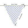 jijAcraft 39Ft Triangle Bunting Banner, 42Pcs Tea Floral Party Bunting