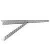 John Sterling HEAVYWEIGHT Diamond Plate Shelf Support System Supported Shelf