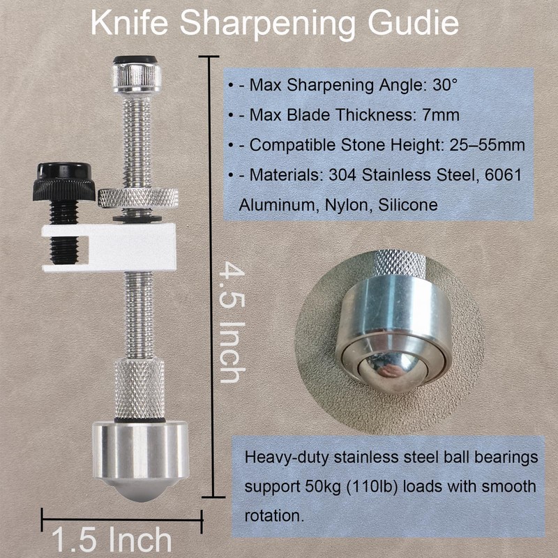 LAVODA SG01D Knife Sharpening Jig for Whetstone Daimond Stone, 2