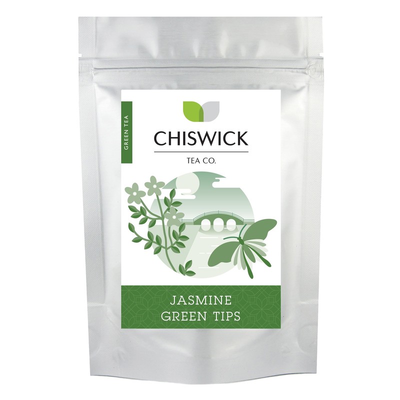 Jasmine Green Tips (Da Bai Hao) Premium Loose Leaf Green