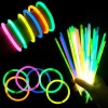 Kit de 100 pulseras LED fluorescentes de neón para fiestas