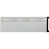 Ekena Millwork Endurathane Sussex Baseboard Moulding, 4"H x 5/8"P x
