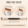 Professional Eyebrow Brush Eyeliner Angled Flat Head Blade Eye Liner