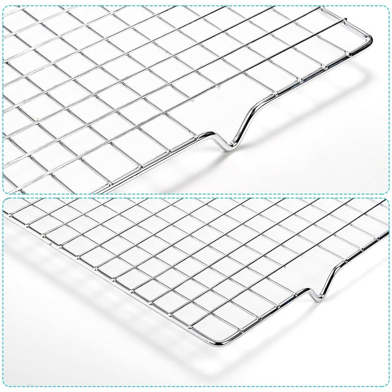 Tebery 2 Pack Heavy-Duty Wire Cooking Rack Baking Racks Fits