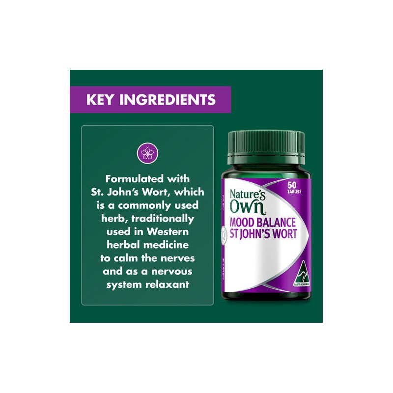 Nature's Own Mood Balance St John's Wort 50 Tablets