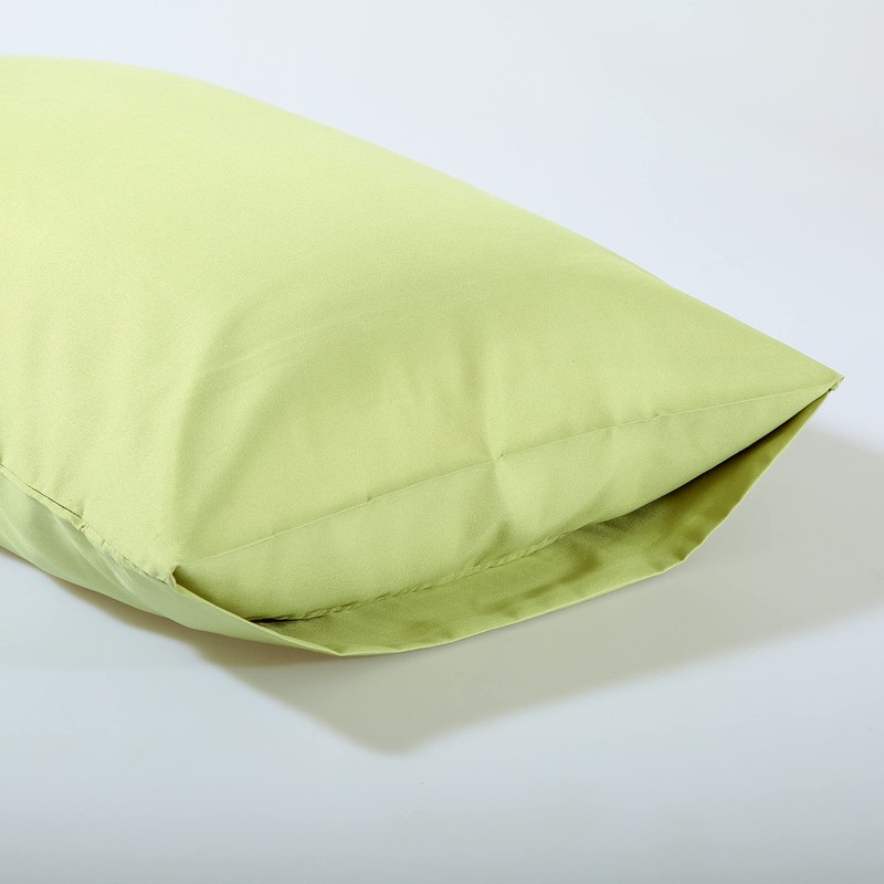 EVOLIVE Ultra Soft Brushed Microfiber Standard Size 20"x30" Pillowcases Pair