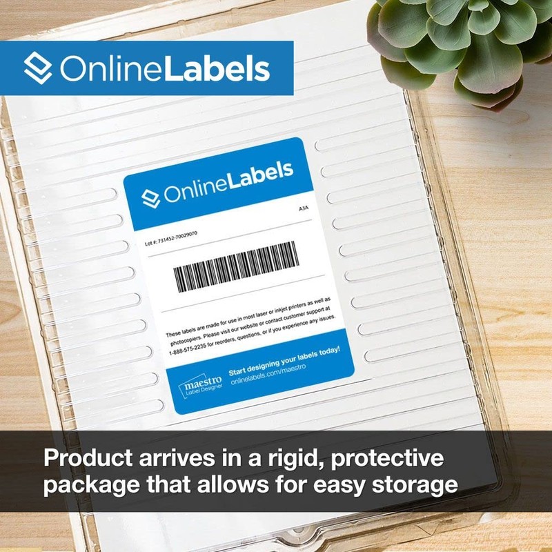 2.675 x 2 Rectangle Labels - Pack of 1,500 Labels,