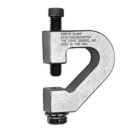 The Light Source PCM1/2 Purlin Clamp, 1/2" Fasteners, Aluminum Finish