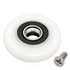 1"(25mm) Glass Sliding Door Pulleys,Shower Door Hardware Installation Kit Replacement