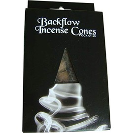 Nemesis Now Backflow Incense Cones Pack of 20 Jasmine, Black