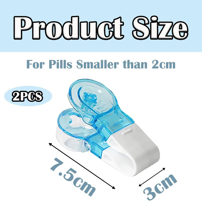 2 PCS Portable Pill Taker Portable Pill Taker Remover Pill