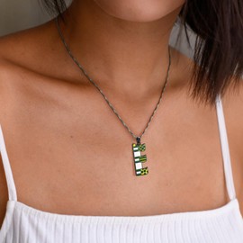 Aurora Tears 925 Sterling Silver Initial Letter E Necklace Colorful Circus Animals E Alphabet Name Pendant Birthday Jewelry Christmas for Girls Women Boys DP0368E