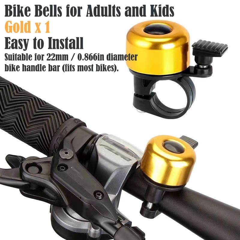 Bike Bell,Bike Bells for Adults and Kids,Crisp Loud Melodious Sound,Bicycle
