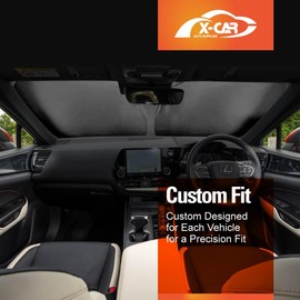 X-Car Windshield Sun Shade for Lexus NX Series NX250 NX350 NX350h NX450h 2022-2025 Blocks UV Rays Foldable Custom Wind Screen Sun Visor Protector