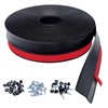Garage Door Seal Top and Sides Seal Strip, Universal Rubber