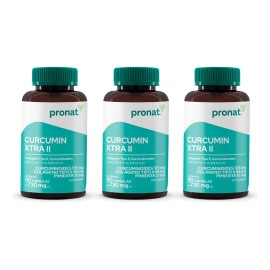 Kit 3 Piezas Suplemento Curcumin Xtra Colágeno Tipo 2 Pronat