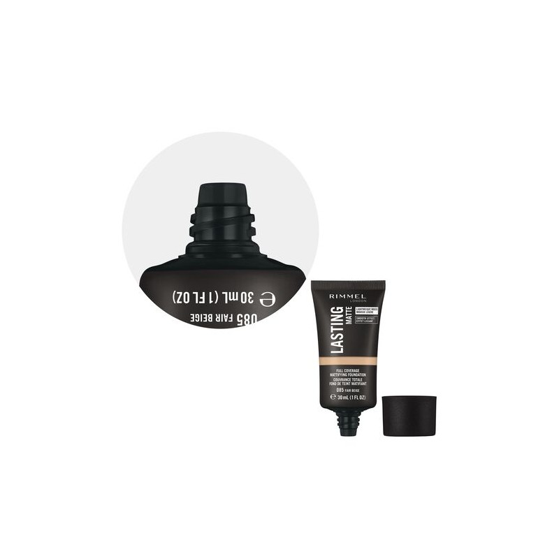 Rimmel Lasting Matte Finish Foundation 085 Fair Beige