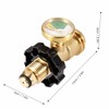 Propane Tank Gauge Adapter Level Indicator Universal Brass Fittings Convert