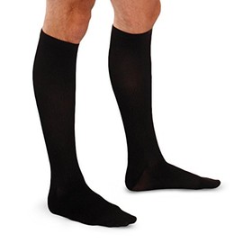 THERAFIRM Men's Trouser Socks with Mild (15-20mmHg) Compression - X-Large - Black