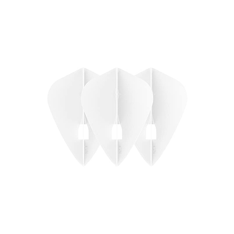 1 SET L STYLE CHAMPAGNE DART FLIGHTS KITE WHITE