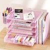 OPNICE Desk Organizers and Accessories, 5-Tier Paper File Organizer with