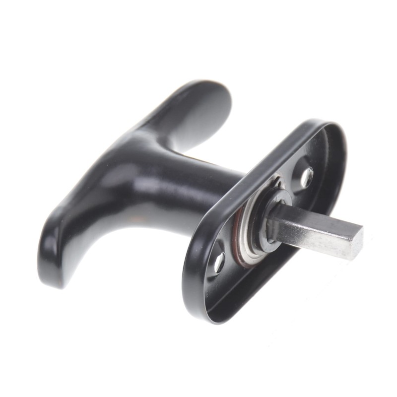 Aqbau® Window Handle Metal (Black) Window Olive Painted Balcony Door