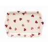 Emma Bridgewater Pink Hearts Small Tin Tray 240 x 159