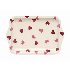 Emma Bridgewater Pink Hearts Small Tin Tray 240 x 159 x 15 mm