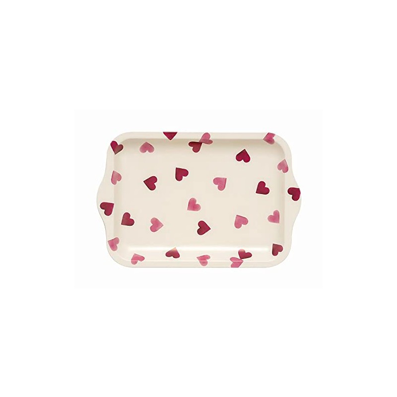 Emma Bridgewater Pink Hearts Small Tin Tray 240 x 159